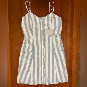 Rails Aurora Merriell Striped Linen Blend Dress